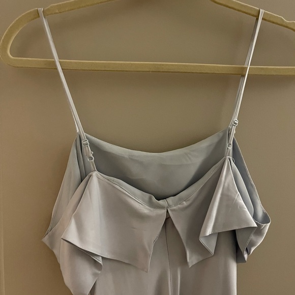 Bardot Dawn Light Blue Cold Shoulder Slip Dress Size US 4 Size XS - Picture 12 of 15